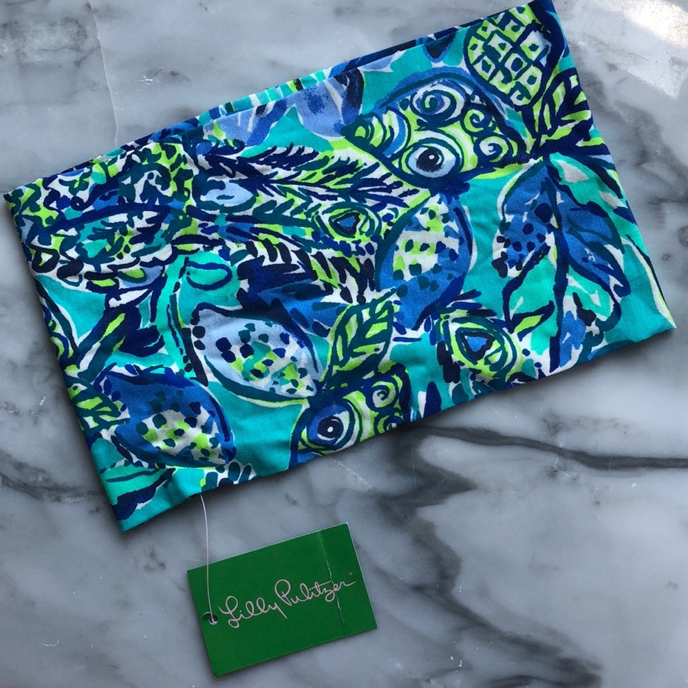 NWT Lilly Pulitzer Head Wrap | Color: Blue/Green